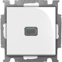 Zvānu poga ar apgaismojumu (bez spuldzes), balta 2026UCN-94-507 Basic55