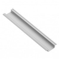 Алюминиевый профиль для LED ленты, GLAX врезной, серебристый, 2м