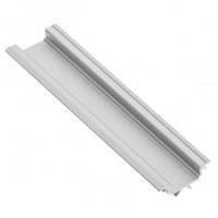 Алюминиевый профиль для LED ленты, GLAX угловой серебристый, 3м