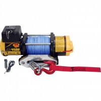 Electric winch 12V 4500LBS/2040KG (Synthetic rope)