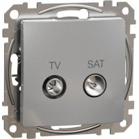 Ligzda gala TV / SAT 7dB alumīnijs Sedna Design
