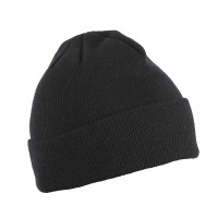 Trikotāžas cepure, krāsa melna, universāls izmērs (57-61 cm) ENZ HOEGERT